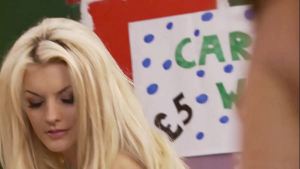 Krystal Webb, Gemma Massey And Tommie Jo In Lesbian Carwash Threesome