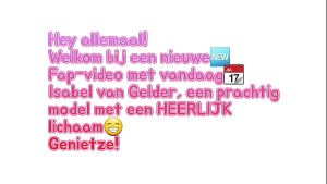 {Fapvideo} Isabel van Gelder