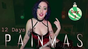 DAY 3 – 12 DAYS OF PAINMAS – Preview – Christmas CBT & Pain Play Slave Tasks by Miss Faith Rae with BDSM Instructions & Femdom POV – HD 1080p MP4