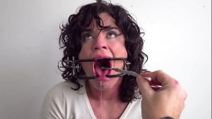 Gag reflex fetish – Humiliating covid test for dumb Karen