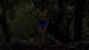 In the ruins of the abandoned house in the jungle I walk down, and up, the remaining stairs — and give a brief flash at …