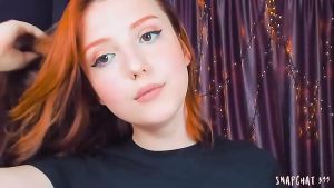 Amazing Red Head Blowing Herself….