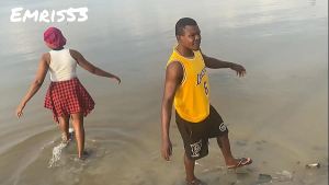 Having Fun On The Beach