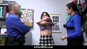 Loss Prevention Officer Takes Advantage of A Desperate Milf Thief – Liftermilf