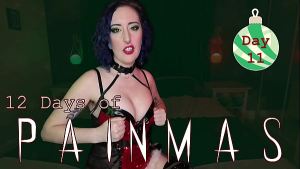 DAY 11 – 12 DAYS OF PAINMAS – Preview – Christmas CBT & Pain Play Slave Tasks by Miss Faith Rae with BDSM Instructions & Femdom POV – HD 1080p MP4