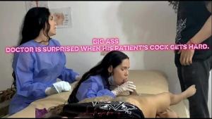 Doctora culona me la chupa en la consulta del hospital, me corro en sus manos.