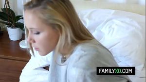 Perv stepbrother fucks his stepsister Kyle Mason with his funny bunny hat