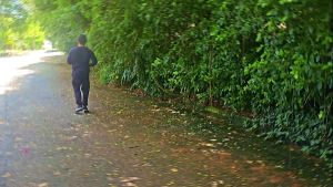 Extraño del running me folla en un parque