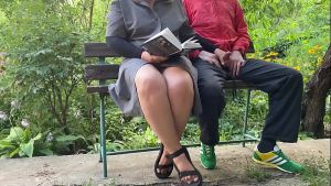 My stepmother helps me prepare for my literature exam