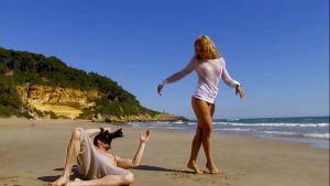 Fucking mom on beach