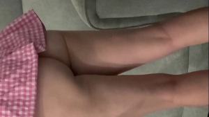 “Step Daughter Flashes What’s Under Her Skirt, Trying to Seduce Her Step Dad with Naughty Glances and Teasing Moves; She Slowly Rides Him Before Switching to Missionary for a Deep, Messy Creampie in This Forbidden Taboo Fantasy” Eye Contact