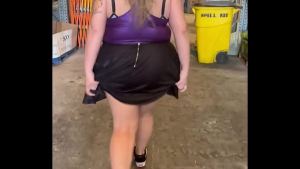 Just doing the lord’s work and giving all the men at the home improvement store a flash for all the long hours they put …