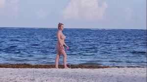 Beach Perv Gets A Taste Of His Own Medicine And Gives Me His Cum