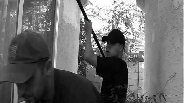 A sexy blonde with big boobs, wearing some provocative lingerie, gets down for some…