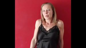 Hot Belgian milf smoking and pussy playing