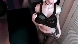 3D big boobs mature milf teasing the big cock to fuck her wet pussy and make her orgasm