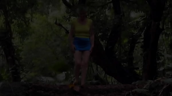 In the ruins of the abandoned house in the jungle I walk down, and up, the remaining stairs — and give a brief flash at …