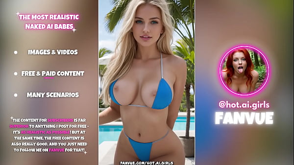 Hot AI-Generated Blonde Babes – Photo Collection | Pool Party