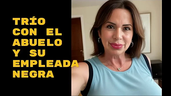 Tuve un trío muy rico con un anciano y la empleada negra que lo cuida By- La Potra Aleja