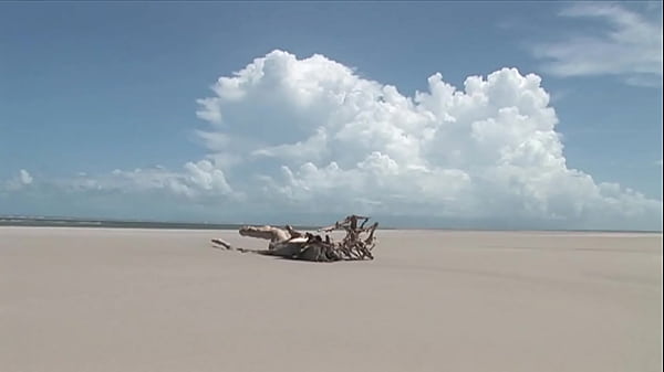 Threesome on beach with black mom