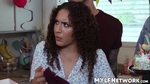 It’s Livâ€™s birthday and her stepsons bet on which present she likes the most. Touched by her wish, Nade, Nick, and Tony make her wet dream come true.