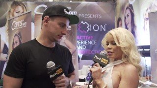 Vitaly ZD at AVN 2016 with Nikki Delano and Ariana Marie Interviews