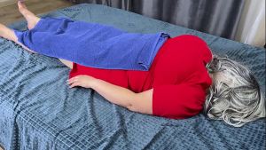 A big milf allowed me to touch her body and have sex with her