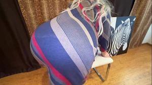 Homemade sex with a big woman with huge tits and a wide ass