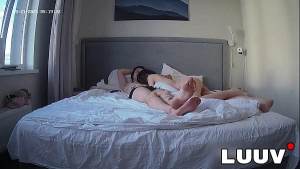 LUUV. The real couple films their homemade sex life scene at 5 AM