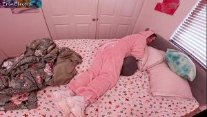 Stepbrother and stepsister playing around and having sex before trick or treating