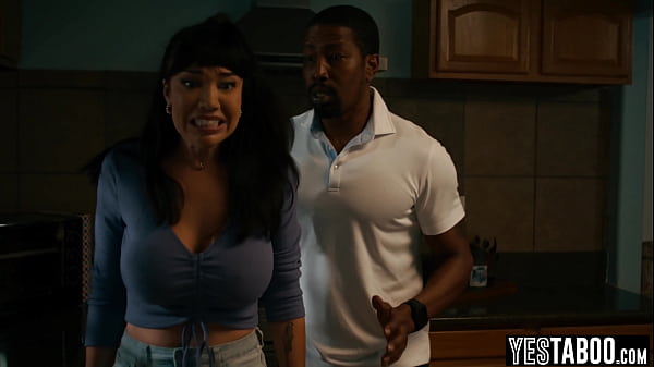 Big boobs curvy MILF performs exorcism by fucking her BBC husband