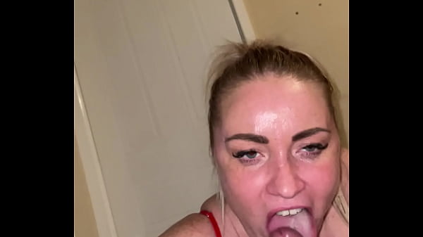 Step son never tired from blowjob, suck his big dick lick his balls and finish on tits