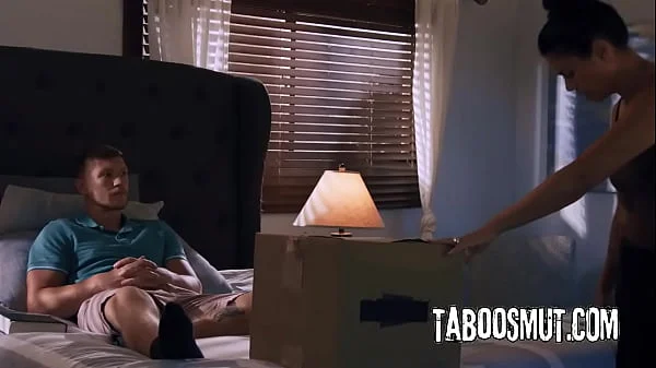 Asian Widow Ask Stepson To Wear His Stepdad Military Uniform And Fuck Her