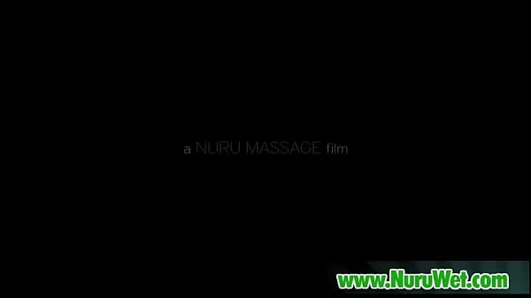 Curly masseuse prepares her client for massage – Marcus London, Liv Revamped
