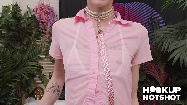 90-Pound Babe Shroom Q Meets Up With Bryan Gozzling For Extreme Sex!