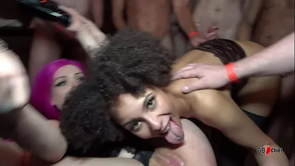 Anal bareback creampie gangbang group sex orgy