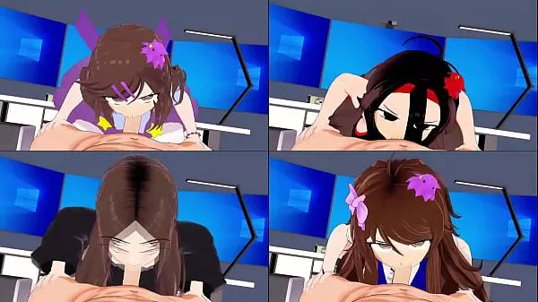 Animacion de todas las nimus teniendo sexo