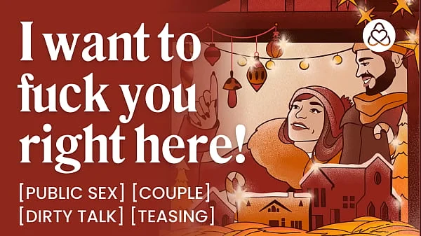 ASMR Audio Porn: Secret Public Sex with Your Boyfriend at a Christmas Market – Teasing & Dirty Talk – Erotic Audio Roleplay for Women