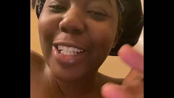 Shower – young ebony showing off the sexual goods