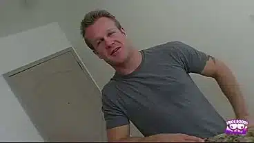 A desirable MILF misses her flight but gets to make porn and get a facial