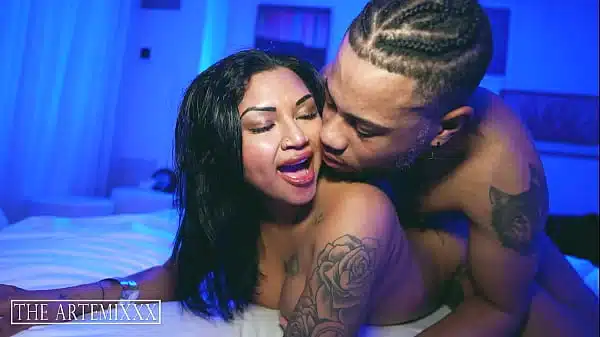 Big Boob Hotwife Maya Lynn takes Artemis monster cock bbc in her tight wet pussy