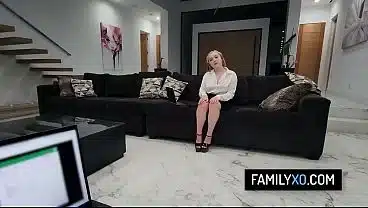 Blonde stepdaughter will do anything naughty to her stepdad – Eva Nyx