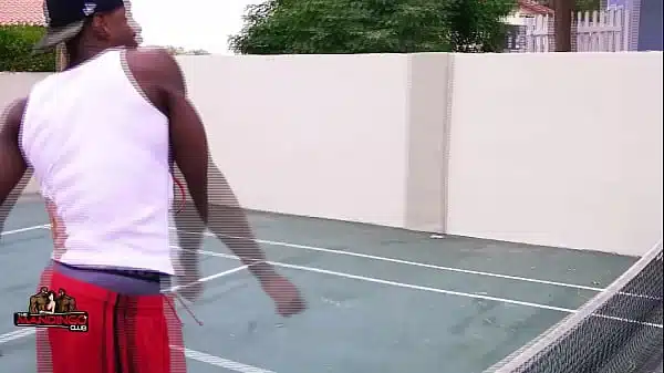 Boogie Blonde Slut DP’d and Creampied by her BBC Trainer and his BBC Homie