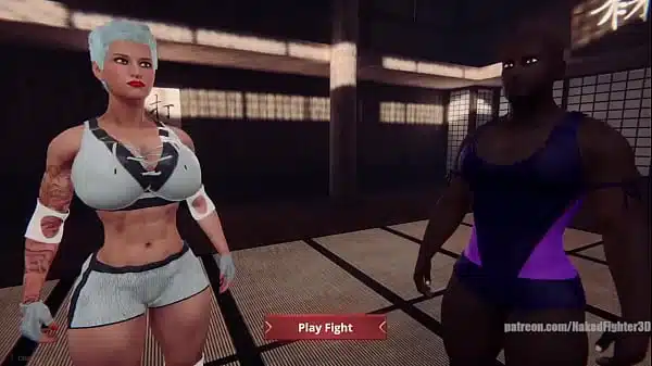 Broadzilla VS Mandingo (Naked Fighter 3D)