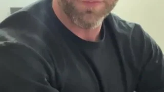 Construction worker blowing load after three days of saving!