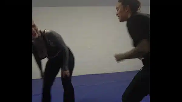 HAPPY KINKMAS EVE DAY 24 LESBIAN WRESTLING