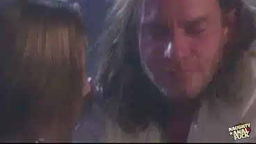 Hardcore ass fucking in the bar with a big tits blonde and a large cock.