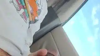 I got caught 🥵 risky jack off in public