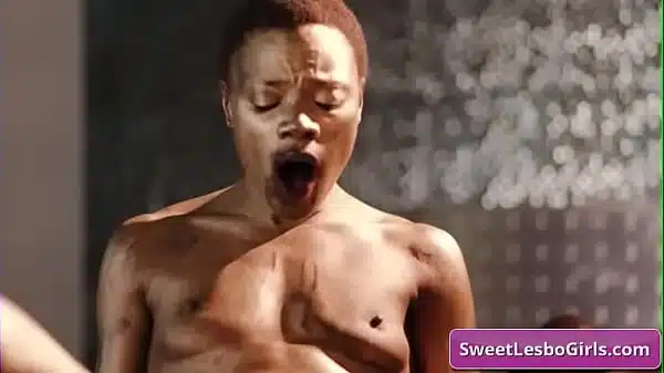 Naughty lesbo sluts Alexis Fawx, Ana Foxxx covered in mud eat pussy and finger fuck each other