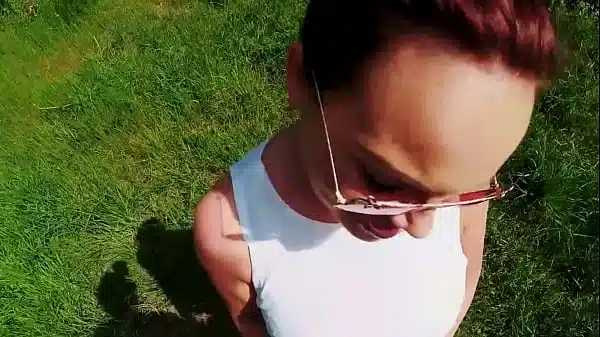 Naughty Risky Public Fuck in German Park with Hot Milf
